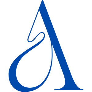 Logo Letra A Azul DeMarfil 300px